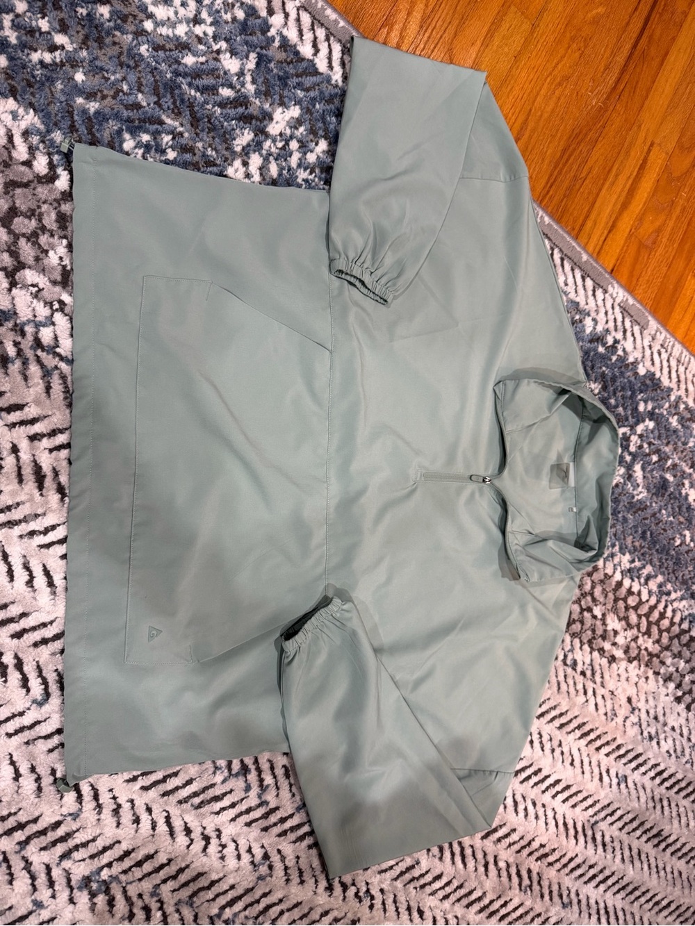 Lightweight Pullover Jacket - Sage Green